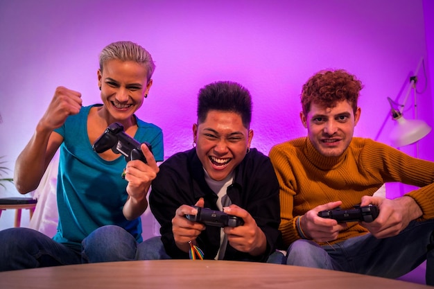 ゲーム制作の学習風景